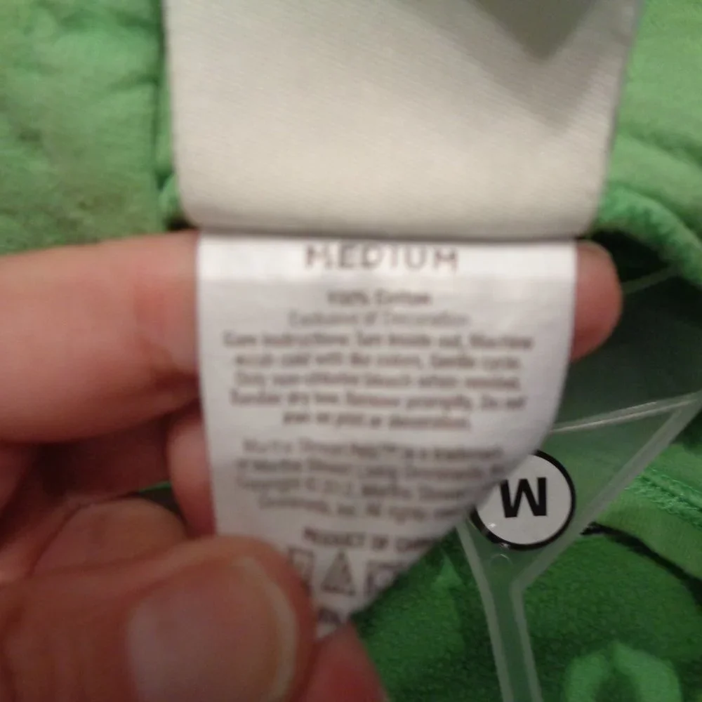 Martha Stewart Pets Green #1 Dog Hoodie Size Medium